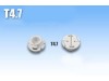 Led λάμπα τύπου T4.2 2W μπλε - 1τμχ.