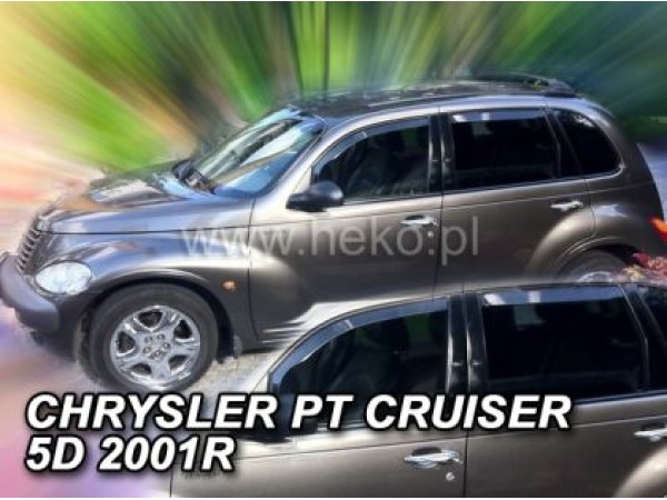 Ανεμοθραύστες Heko για Chrysler PT Cruiser (2001+) 5 πορτο - 4 τμχ. εμπρός και πίσω