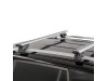 Μπάρες οροφής αλουμινίου Menabo Jackson XL Silver και λαβές για αυτοκίνητα με στάνταρ ράγες