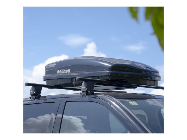 Μπαγκαζιέρα οροφής Menabo Satellite 330 Black, Max 50kg, 1399x347x780mm