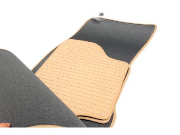 Πατάκια μοκέτα Petex για BMW σειρά 5 E60 / E61 (2003-2010) - μπεζ - 4τμχ.