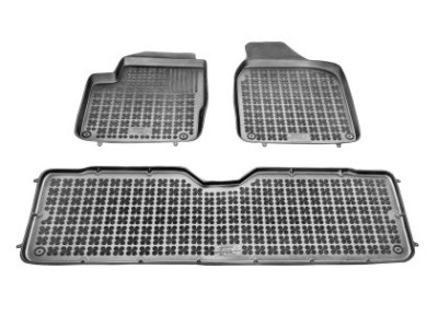 Λαστιχένια πατάκια Rezaw-Plast για VW Sharan (1996-2010) / FORD Galaxy (1996-2006) / SEAT Alhambra (1996-2010) - τύπου σκαφάκι - 3τμχ.