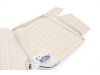 Λαστιχένια πατάκια Rezaw-Plast για Wv Golf 4 / Wv Bora / VW Beetle / VW Jetta / Skoda Octavia 1 (1997-2010) / Seat Leon και Toledo (1999-2005) - τύπου σκαφάκι - μπεζ - 4τμχ.