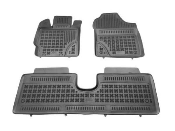 Λαστιχένια πατάκια Rezaw-Plast για Toyota Yaris (2011-2020) - τύπου σκαφάκι - 3τμχ.