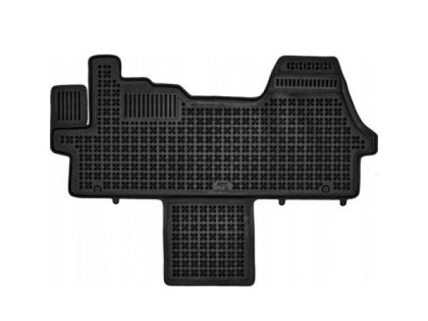 Λαστιχένια πατάκια Rezaw-Plast για Fiat Ducato (2006+) / e-Ducato (2021+) 2 θέσιο τύπου σκαφάκι - 4τμχ.