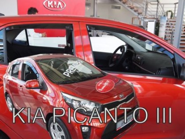 Ανεμοθραύστες Heko για Kia Picanto (2017+) 4 τμχ. εμπρός και πίσω