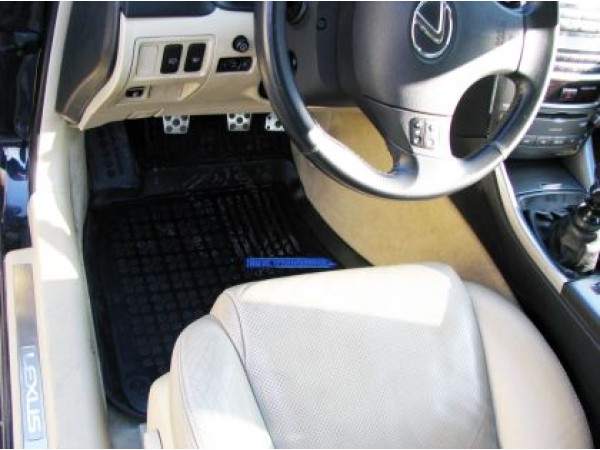Λαστιχένια πατάκια Rezaw-Plast για Lexus IS (2005-2013) - τύπου σκαφάκι - 4τμχ.