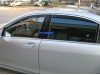 Ανεμοθραύστες Heko για Mercedes S-Class W221 (2007-2013) sedan (μακρύ) - 4 τμχ. εμπρός και πίσω