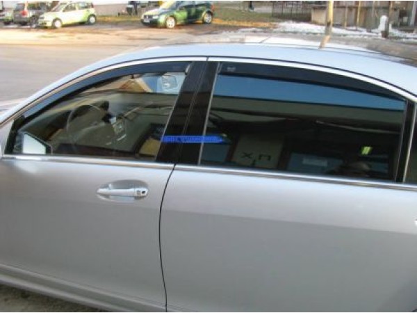 Ανεμοθραύστες Heko για Mercedes S-Class W221 (2007-2013) sedan (μακρύ) - 4 τμχ. εμπρός και πίσω