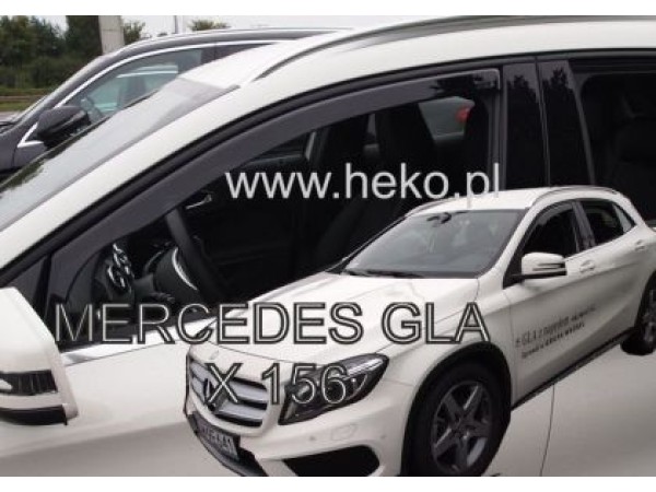 Ανεμοθραύστες Heko για Mercedes GLA X156 (2014+) 5 πορτο - 2 τμχ. εμπρός