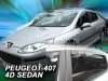 Ανεμοθραύστες Heko για Peugeot 407 (2004+) sedan - 4 τμχ. εμπρός και πίσω