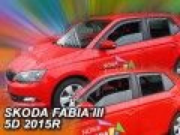 Ανεμοθραύστες Heko για Skoda Fabia (2014+) ( Long) 5 πορτο , combi- 4 τμχ εμπρός και πίσω