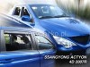 Ανεμοθραύστες Heko για Ssangyong Actyon Sports (2007+) 4 πορτο - 4 τμχ εμπρός και πίσω