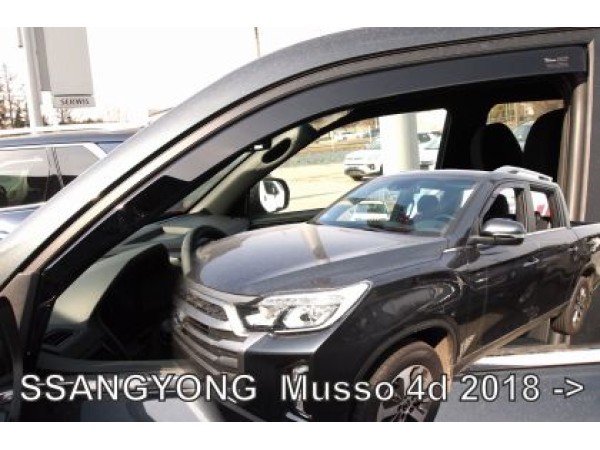 Ανεμοθραύστες Heko για Ssangyong Musso (2018+) sedan- 2τμχ. εμπρός