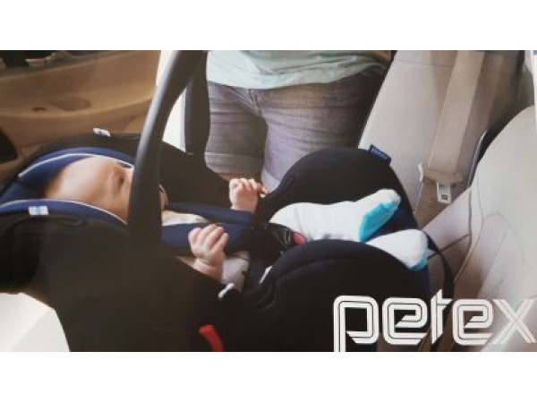 Παιδικό κάθισμα αυτοκινήτου με χερούλι Junior - Bambini - γκρι χρώμα