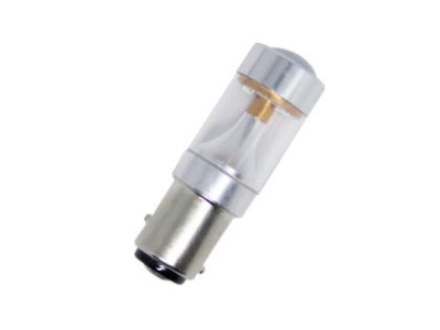 Led λάμπα τύπου BA15S με 6 SMD led 2323 και ανακλαστήρα - μονού φωτισμού λευκή - 1τμχ.