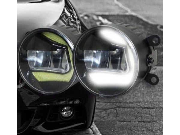 Προβολάκια led με ledbar για φώτα ημέρας για Golf 5 , Citroen , Suzuki , Nissan , Porcshe , Opel , Ford ,Peugeot ,Vw 2 τμχ.