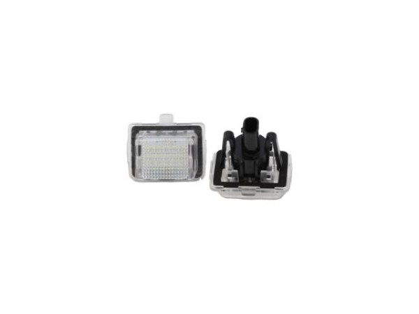Πλαφονιέρα πίσω πινακίδας για Mercedes W204 / W212 / C207 / W221 - με αυθεντικό φις, 44x30 mm - 2 τμχ.
