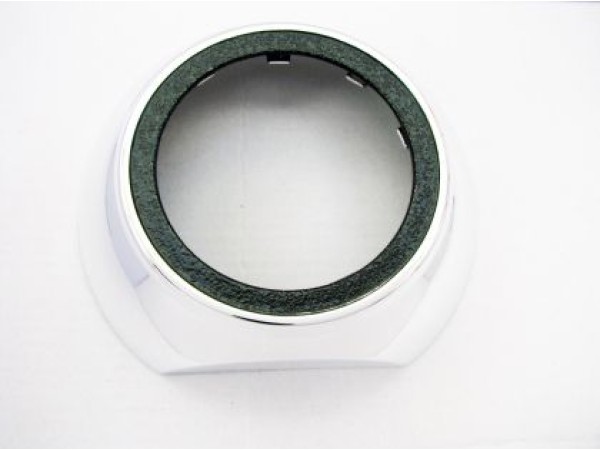 Καπάκι για προτζέκτορες Morimoto Mini 2.5'' - ημικύκλιο D=13 cm (κατάλληλα για Audi) - χρωμίου με μαύρο