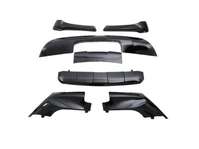 Αεροδυναμικό πακέτο για BMW X5 E70 (2007-2010) μάυρο γυαλιστερό - σετ 7 τμχ.