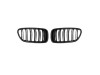 Μάσκα για BMW F10 / F11 (2010+) - μαύρη Piano Design - 2τμχ.