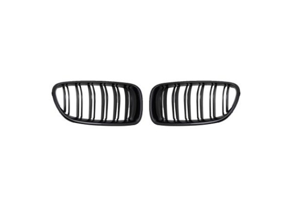 Μάσκα για BMW F10 / F11 (2010+) - μαύρη Piano Design - 2τμχ.