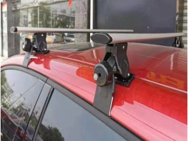 Μπάρες οροφής αλουμινίου για αυτοκίνητα χωρίς υπάρχουσες μπάρες, 135 cm με κλειδί - 2τμχ.