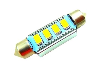 Led λάμπα για πλαφονιέρα CANBUS με 6 SMD led 5630 42 mm - 1τμχ.