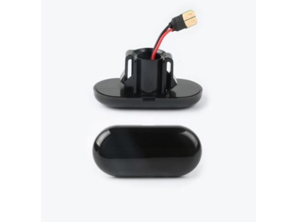 Led φλας φτερού για Dacia Duster 1 (2008-2017), Lodgy, Dokker 1 (2008 - 2012) - φιμέ με τρεχούμενο φλας - σετ 2τμχ.
