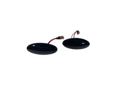 Led φλας φτερού για Opel Vectra B (1995-2002) - φιμέ με τρεχούμενο φλας - σετ 2τμχ.