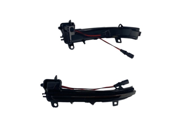 Τρεχούμενα led φλας για καθρέφτες για BMW i3, X1 E84, E90, F20, F21, F22, F23, F30, F31, F34, F32, F33, F10, F11, F07, F01, D02, D04 (2011-2019) φιμέ με τρεχούμενο φλας - σετ 2τμχ.