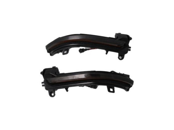 Τρεχούμενα led φλας για καθρέφτες για BMW i3, X1 E84, E90, F20, F21, F22, F23, F30, F31, F34, F32, F33, F10, F11, F07, F01, D02, D04 (2011-2019) φιμέ με τρεχούμενο φλας - σετ 2τμχ.