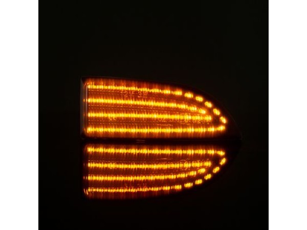 Τρεχούμενα led φλας για καθρέφτες για Renault Scenic (2009-2015), Megance (2008-2015), Fluence, Latitude, Safrane (2009-2015) - φιμέ με τρεχούμενο φλας - σετ 2τμχ.