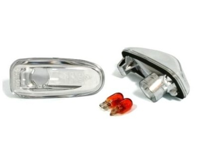 Φλας για Mercedes W140 / W202 / VITO / W210 (1995-1999) - χρωμίου - σετ 2τμχ.