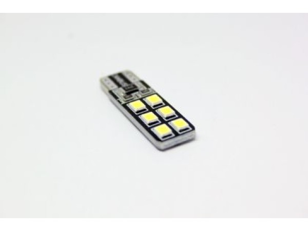 Led λάμπα τύπου Τ10 με 12 led - CANBUS - 1τμχ.