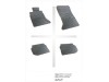 Λαστιχένια πατάκια Frogum για BMW σειρά 5 F10 / F11 / F07 GT (2009-2017) - 4τμχ.