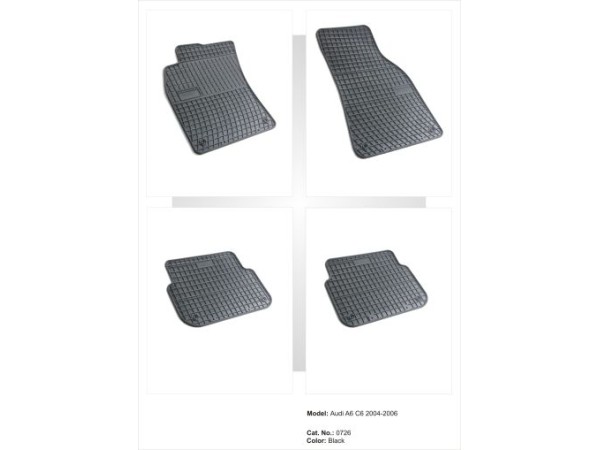 Λαστιχένια πατάκια Frogum για Audi A6 C6 (2004-2006) - 4τμχ.