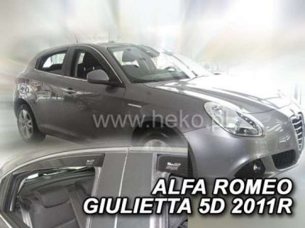 Ανεμοθραύστες Heko για Alfa Romeo Giulietta (2010+) 5 πορτο - 4 τμχ. εμπρός και πίσω