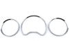 Δαχτυλίδια καντράν για Mercedes W202 (1996-2001) / W208 CLK (1997-2002) / W210 (1995-1999) - ασημένια