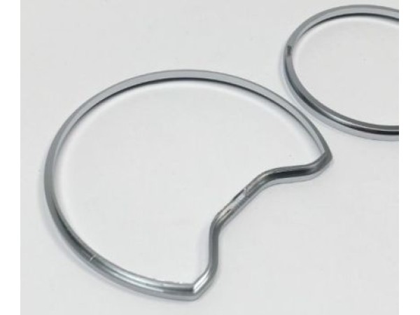 Δαχτυλίδια καντράν για Mercedes W202 (1996-2001) / W208 CLK (1997-2002) / W210 (1995-1999) - ασημένια