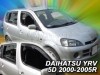 Ανεμοθραύστες Heko για Daihatsu YRV (2000-2005) 5 πορτο - 4 τμχ. εμπρός και πίσω