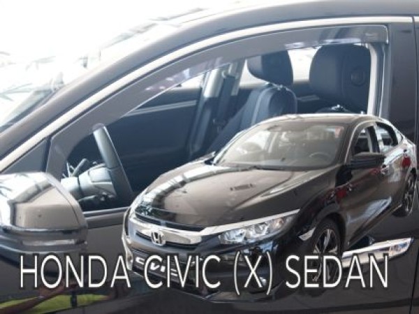 Ανεμοθραύστες Heko για Honda Civic X (2017+) 5 πορτο - 2 τμχ. εμπρός