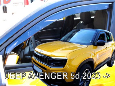 Ανεμοθραύστες Heko για Jeep Avenger (2023+) - 2τμχ. εμπρός