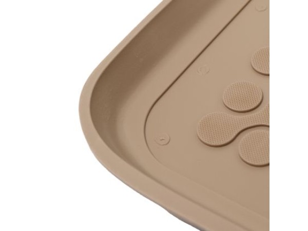 Λαστιχένια πατάκια Rezaw-Plast για BMW σειρά 5 F10 / F11 (2013-2017) - τύπου σκαφάκι - μπεζ - 4τμχ.