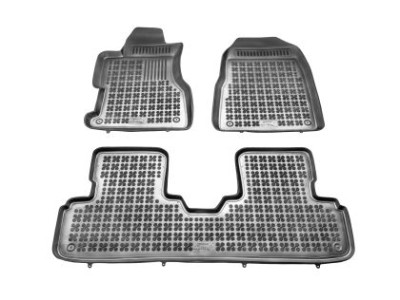 Λαστιχένια πατάκια Rezaw-Plast για HONDA Civic VII 3 πορτο (2001-2005) - τύπου σκαφάκι - 3τμχ.