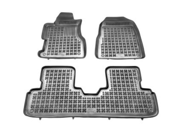 Λαστιχένια πατάκια Rezaw-Plast για HONDA Civic VII 3 πορτο (2001-2005) - τύπου σκαφάκι - 3τμχ.