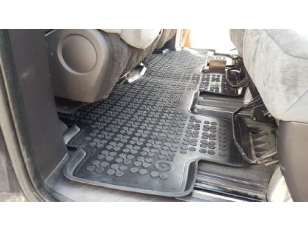 Λαστιχένια πατάκια Rezaw-Plast για PEUGEOT 807 (2002-2008) / CITROEN C8 I (2005-2012) / LANCIA Phedra / FIAT Ulysse (2002-2010) - τύπου σκαφάκι - 2τμχ.
