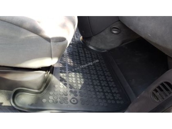 Λαστιχένια πατάκια Rezaw-Plast για PEUGEOT 807 (2002-2008) / CITROEN C8 I (2005-2012) / LANCIA Phedra / FIAT Ulysse (2002-2010) - τύπου σκαφάκι - 2τμχ.
