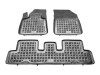Λαστιχένια πατάκια Rezaw-Plast για CITROEN C4 Picasso II / Grand Picasso II (2013-2018) / SpaceTourer (2018-2022) - 7 seats - τύπου σκαφάκι - 3τμχ.
