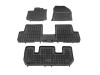 Λαστιχένια πατάκια Rezaw-Plast για DACIA Lodgy I (2012-2020) / DACIA Logan I Stepway (2012-2020) - 7-θέσιο τύπου σκαφάκι - 4τμχ.